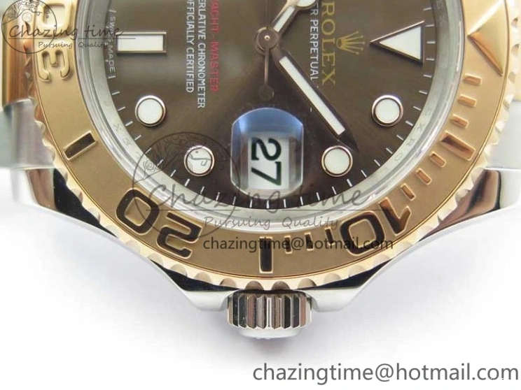 MiroTime 0522 Soft Yacht-Master 116621 ARF 1:1 Best Edition Brown Dial on SS RG Bracelet SH3135 V 3062